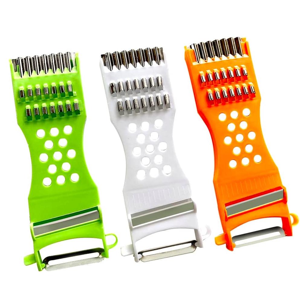 Aliotech 3PCS Pelador Multifuncional de Cocina 5 en 1