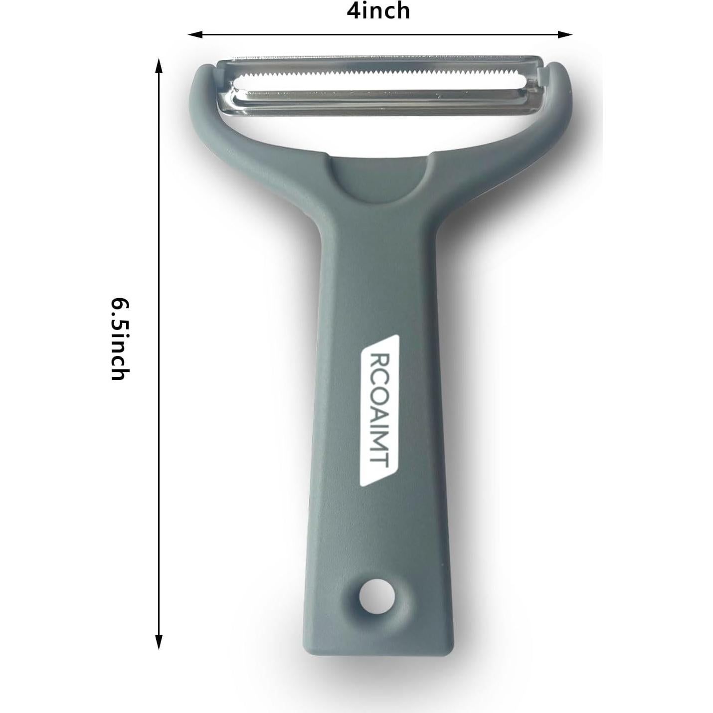 Rallador y Pelador de Verduras RCOAIMT Grande Acero Inoxidable