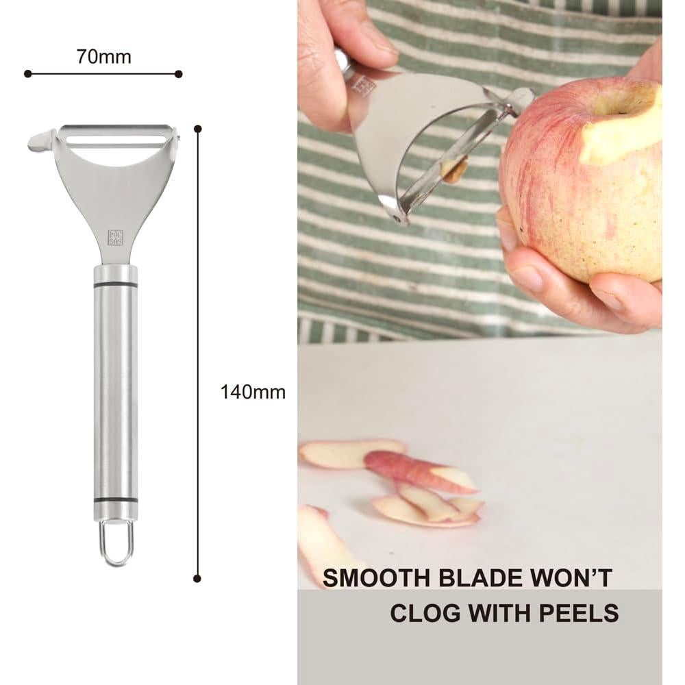 Pelador de Verduras UAKIKAU PE002 Acero Inoxidable 81.65g