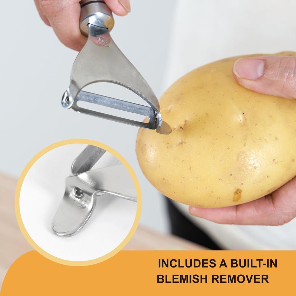 Pelador de Verduras UAKIKAU PE002 Acero Inoxidable 81.65g