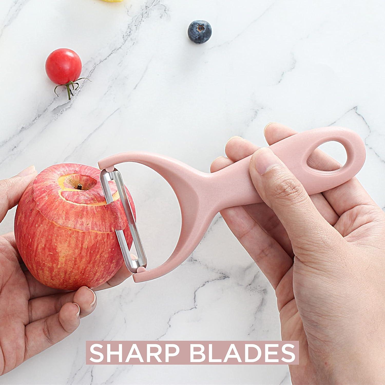 Conjunto de Peladores de Verduras Social Chef 2 Piezas Acero Inoxidable