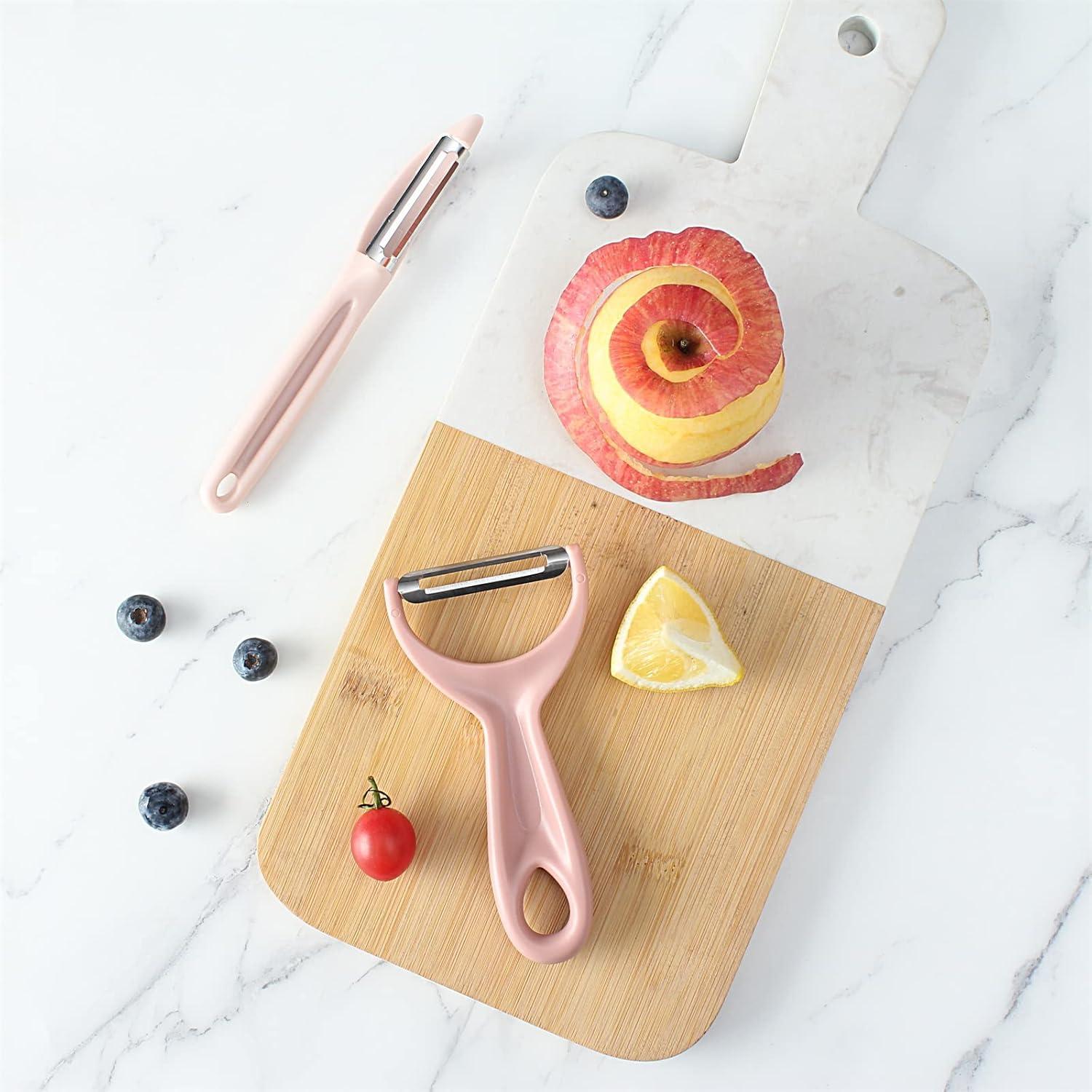 Conjunto de Peladores de Verduras Social Chef 2 Piezas Acero Inoxidable