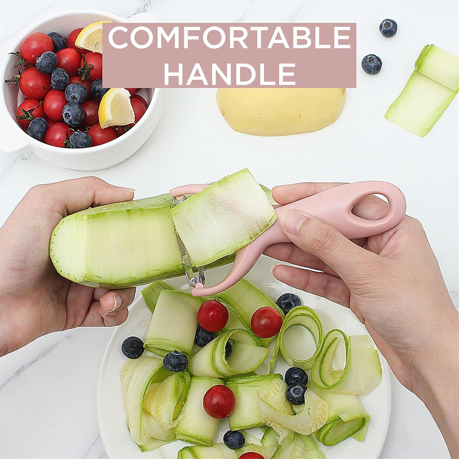 Conjunto de Peladores de Verduras Social Chef 2 Piezas Acero Inoxidable