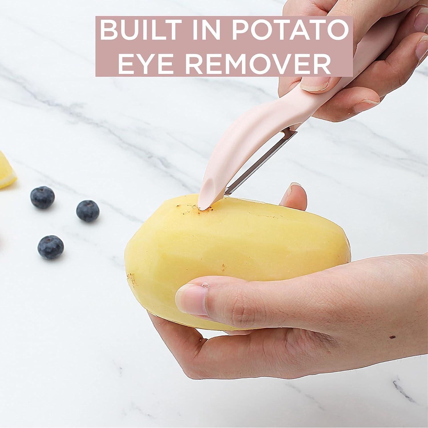 Conjunto de Peladores de Verduras Social Chef 2 Piezas Acero Inoxidable