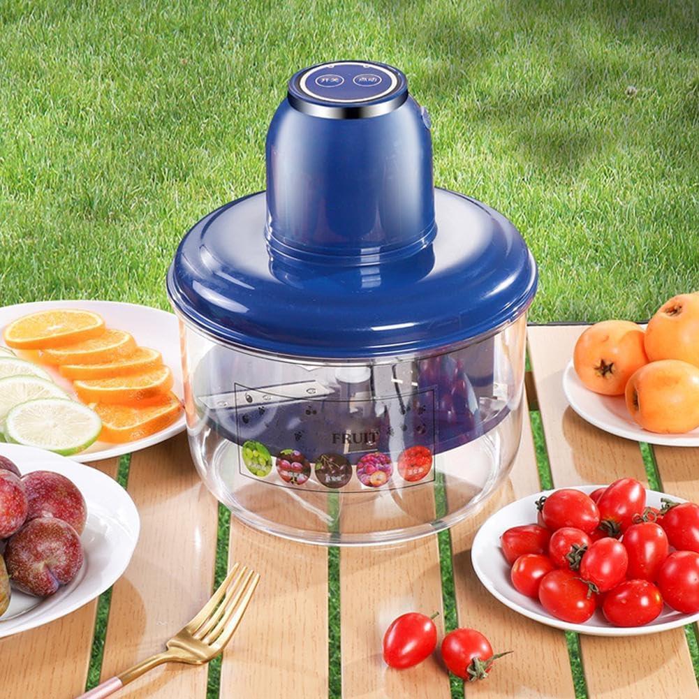 Máquina Eléctrica de Pelado de Frutas PandaXun Azul 2025