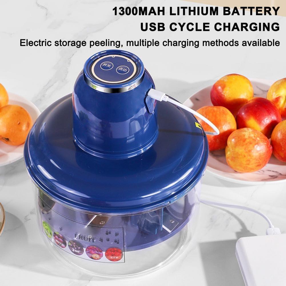 Máquina Eléctrica de Pelado de Frutas PandaXun Azul 2025