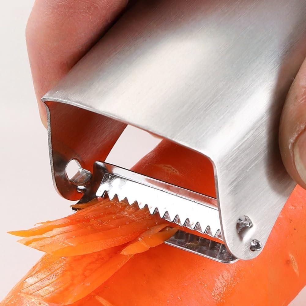 Pelador de Verduras Huakai Doble Cabeza Acero Inoxidable