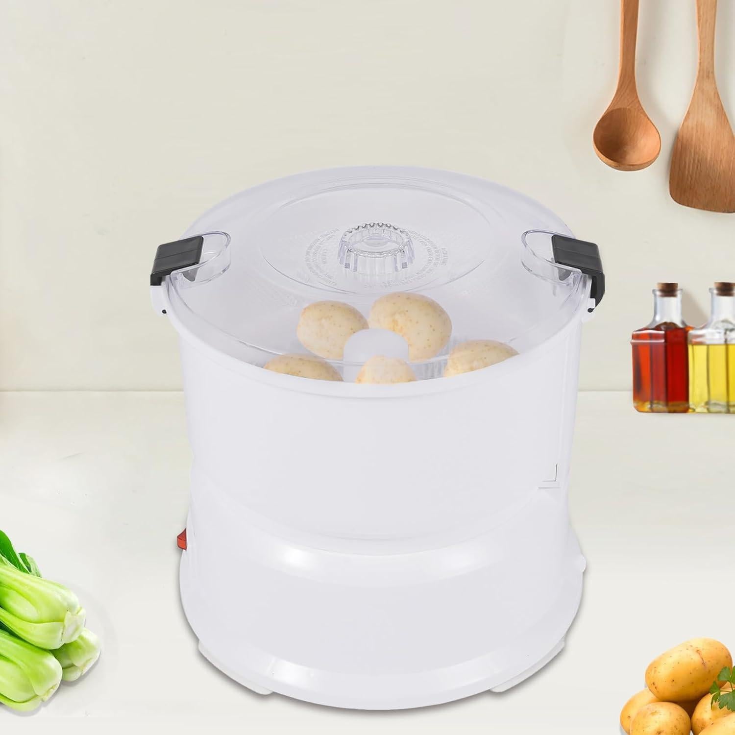 Pelador de Patatas Automático PureLinensliey P01 85W Blanco