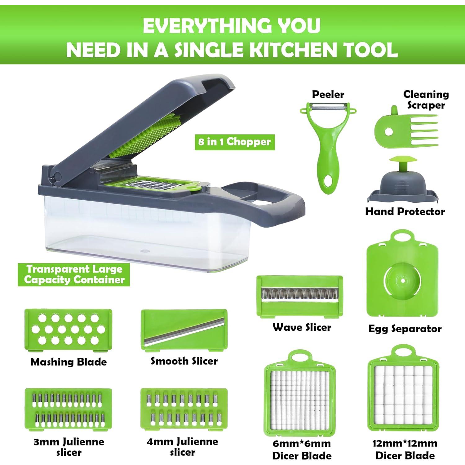 Cortador de Verduras Multifuncional ZESTYWARE VC-001 16 en 1