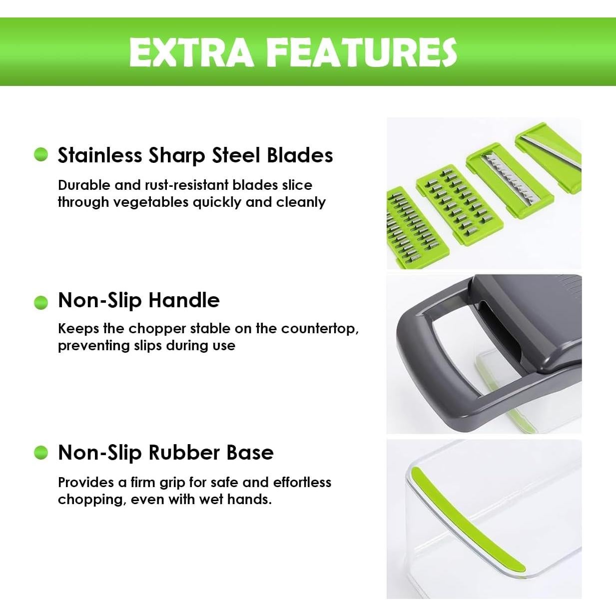 Cortador de Verduras Multifuncional ZESTYWARE VC-001 16 en 1