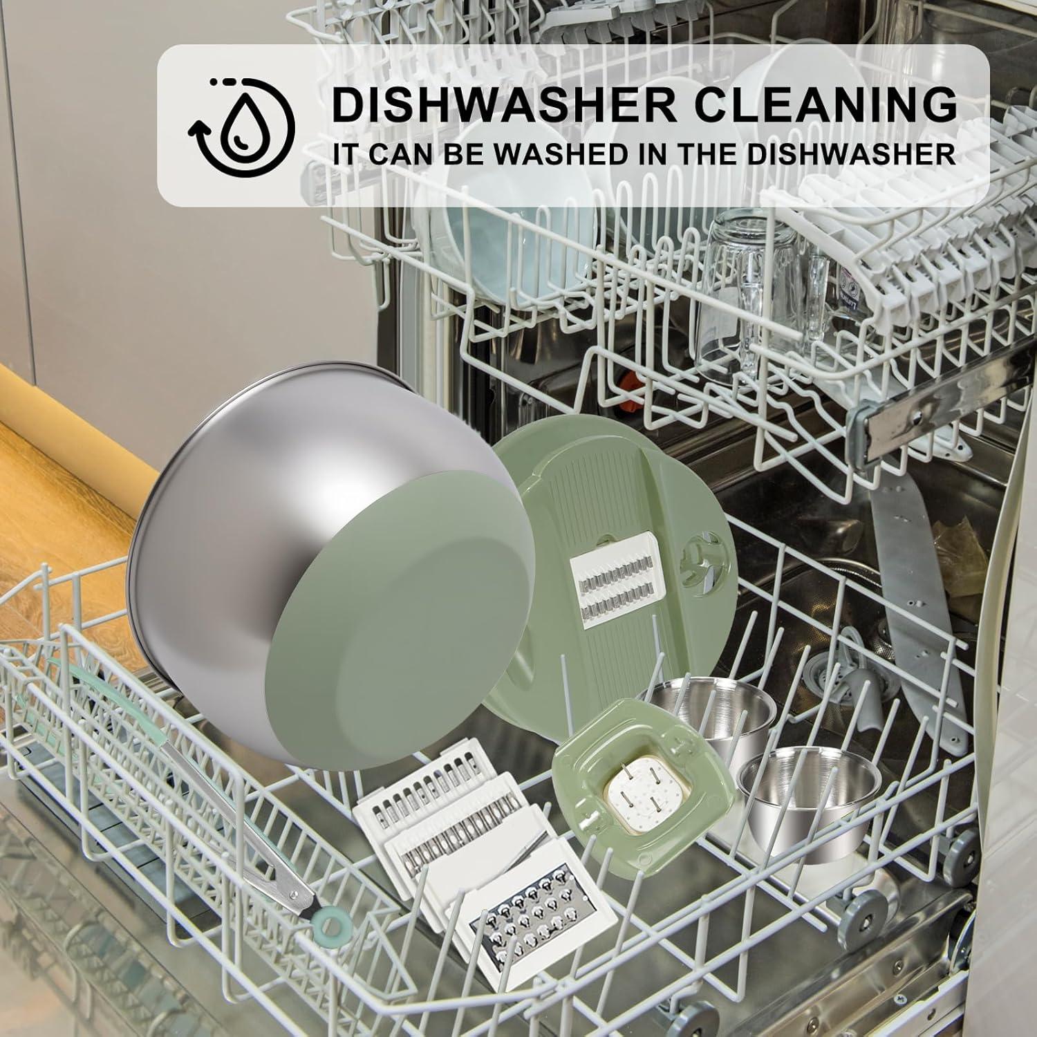 Escurridor de Ensalada SODPE Acero Inoxidable 4.5L 5 Cuchillas