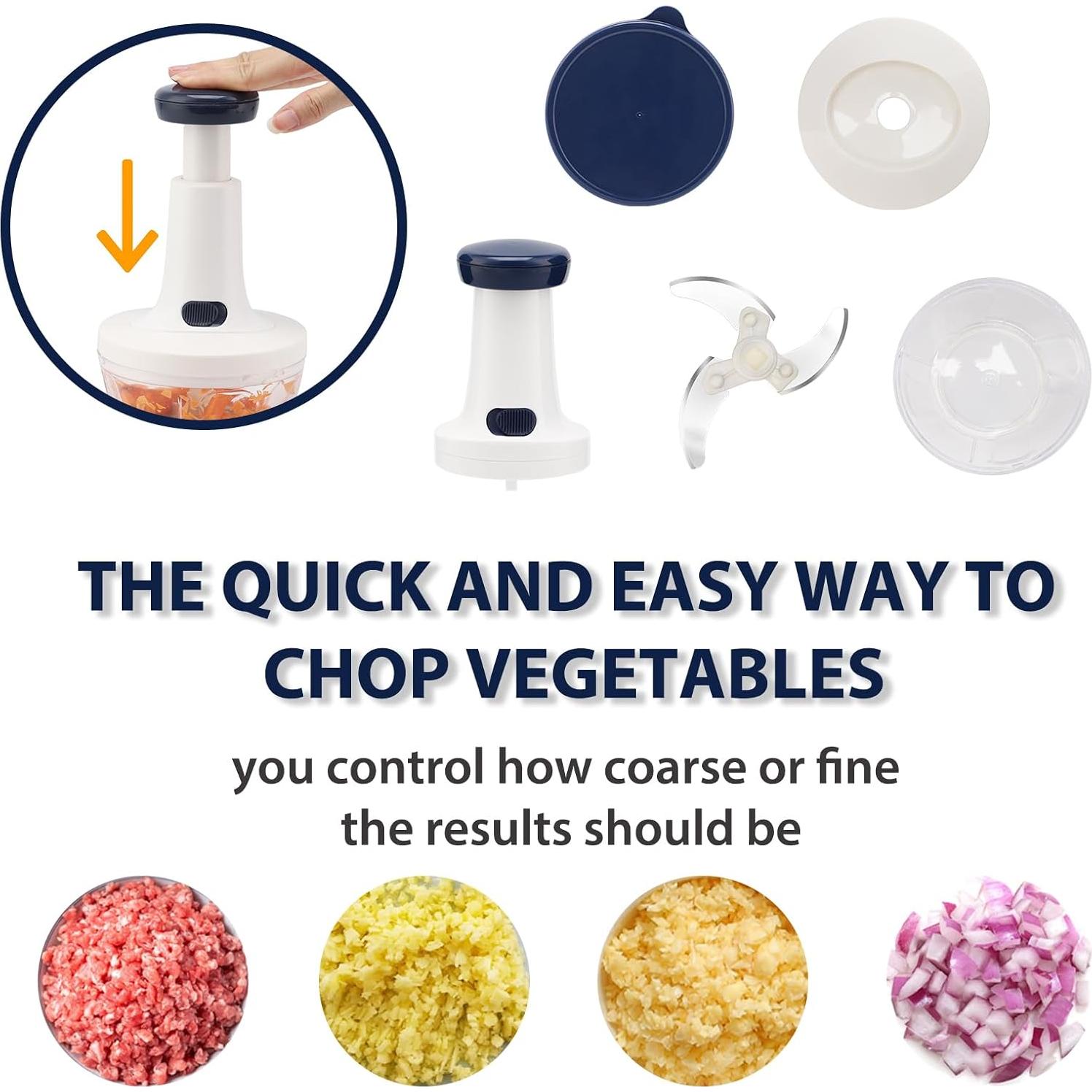 Juego de Picadora y Centrifugadora Rorence 5QT Acero Inoxidable