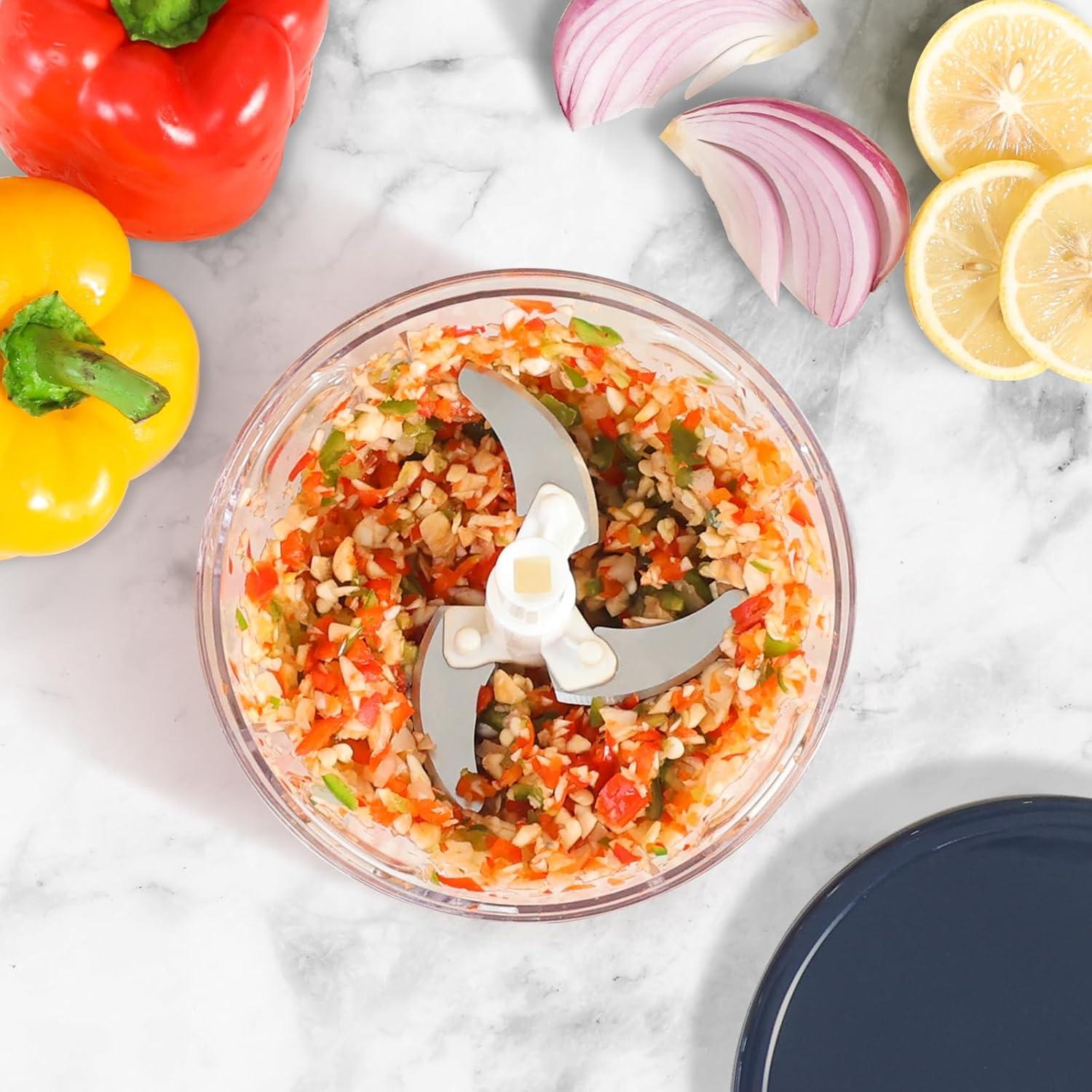 Juego de Picadora y Centrifugadora Rorence 5QT Acero Inoxidable