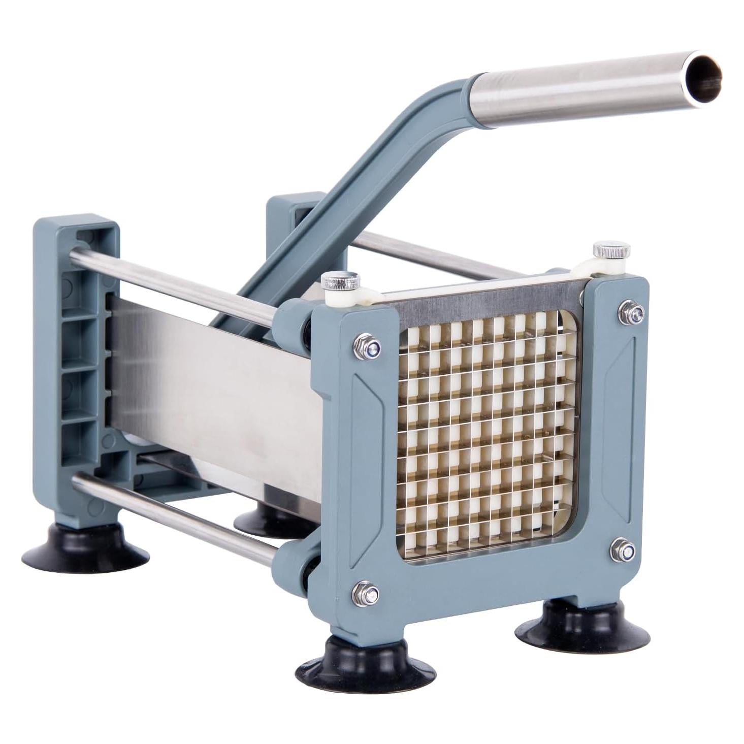 Cortador de Papas Fritas Rismanor Verde Acero Inoxidable 3 Grosores