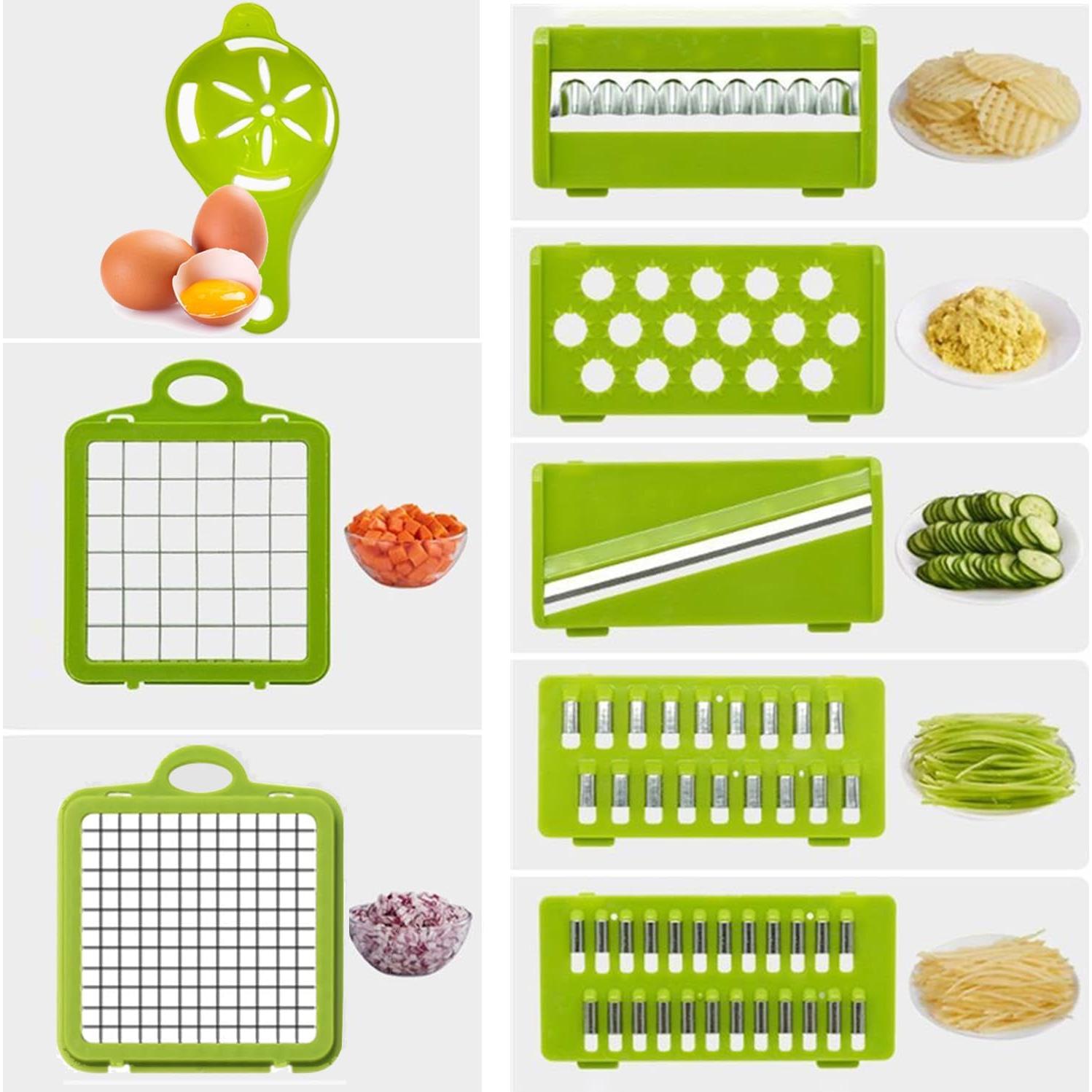 Picador de Verduras Multifuncional GXIQYL 16 en 1 Manual