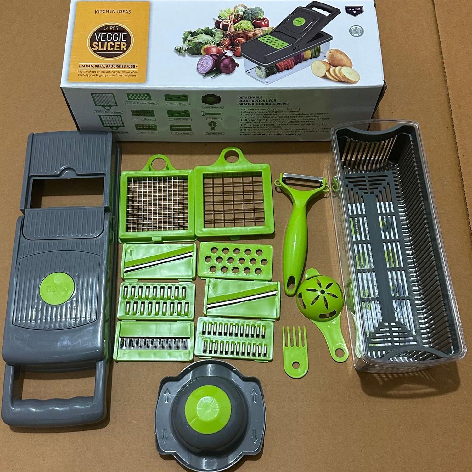 Picador de Verduras Multifuncional GXIQYL 16 en 1 Manual