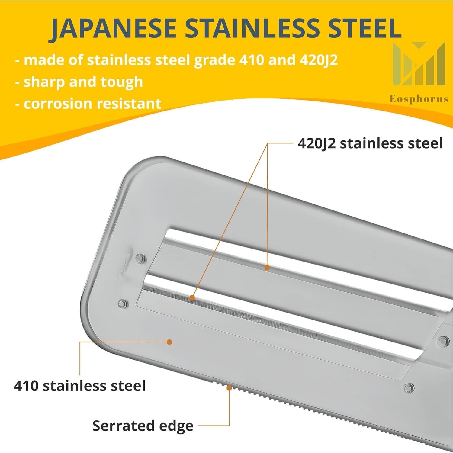 Rallador de Repollo Eosphorus CC-S con Cuchillas de Acero Inoxidable