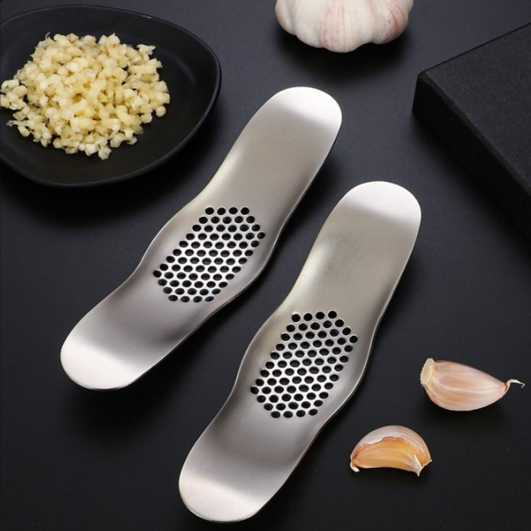 Trituradora de Ajo MEIMI Acero Inoxidable Apta Lavavajillas