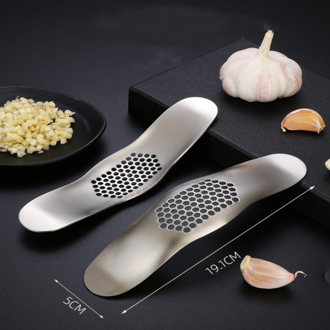 Trituradora de Ajo MEIMI Acero Inoxidable Apta Lavavajillas