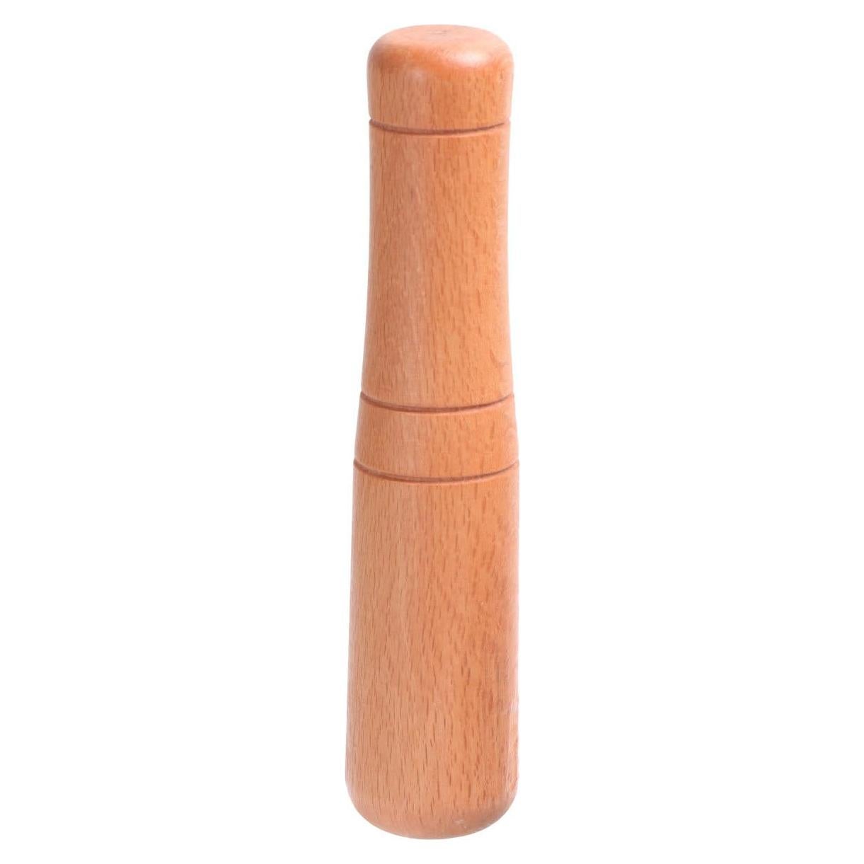 Pilón de Madera IMIKEYA 17.5 cm para Ajo y Especias