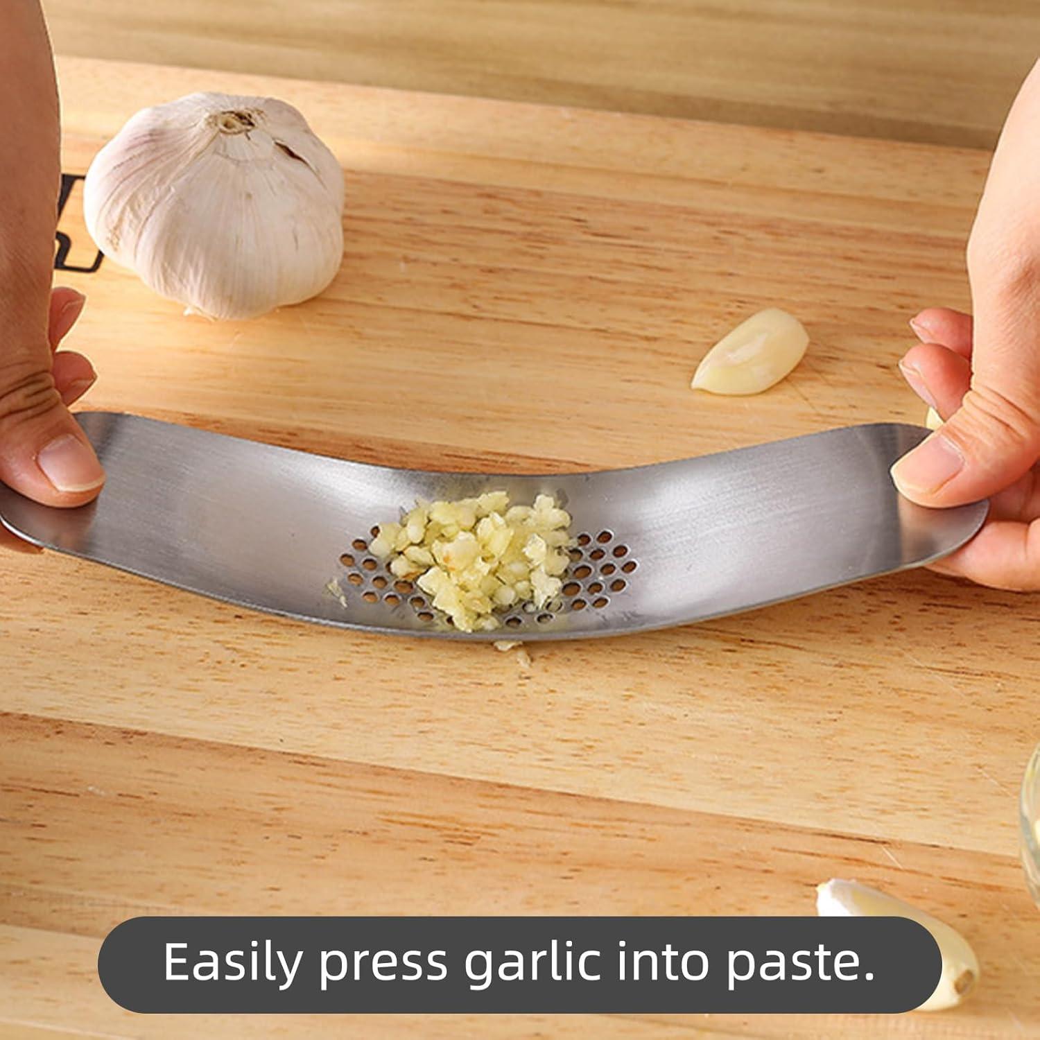 Juego de Herramientas para Ajo Aphohome 2 Piezas Acero Inoxidable