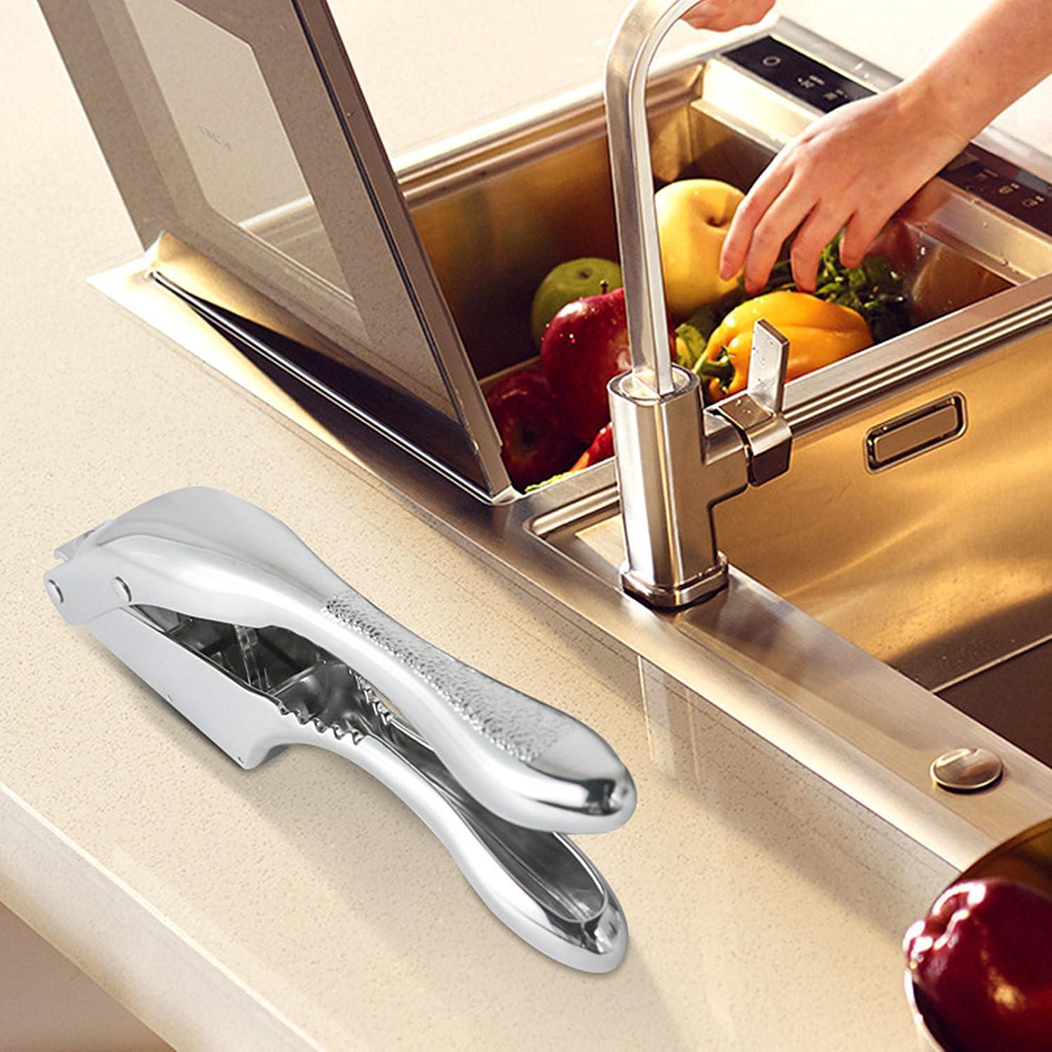 Prensa de Ajo 2 en 1 QRZLP de Aluminio Apta para Lavavajillas