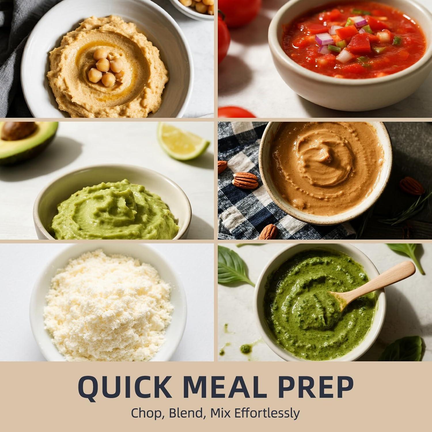 Mini Procesador de Alimentos Keerain MDR3-1 1.79kg 4/0.5 Tazas