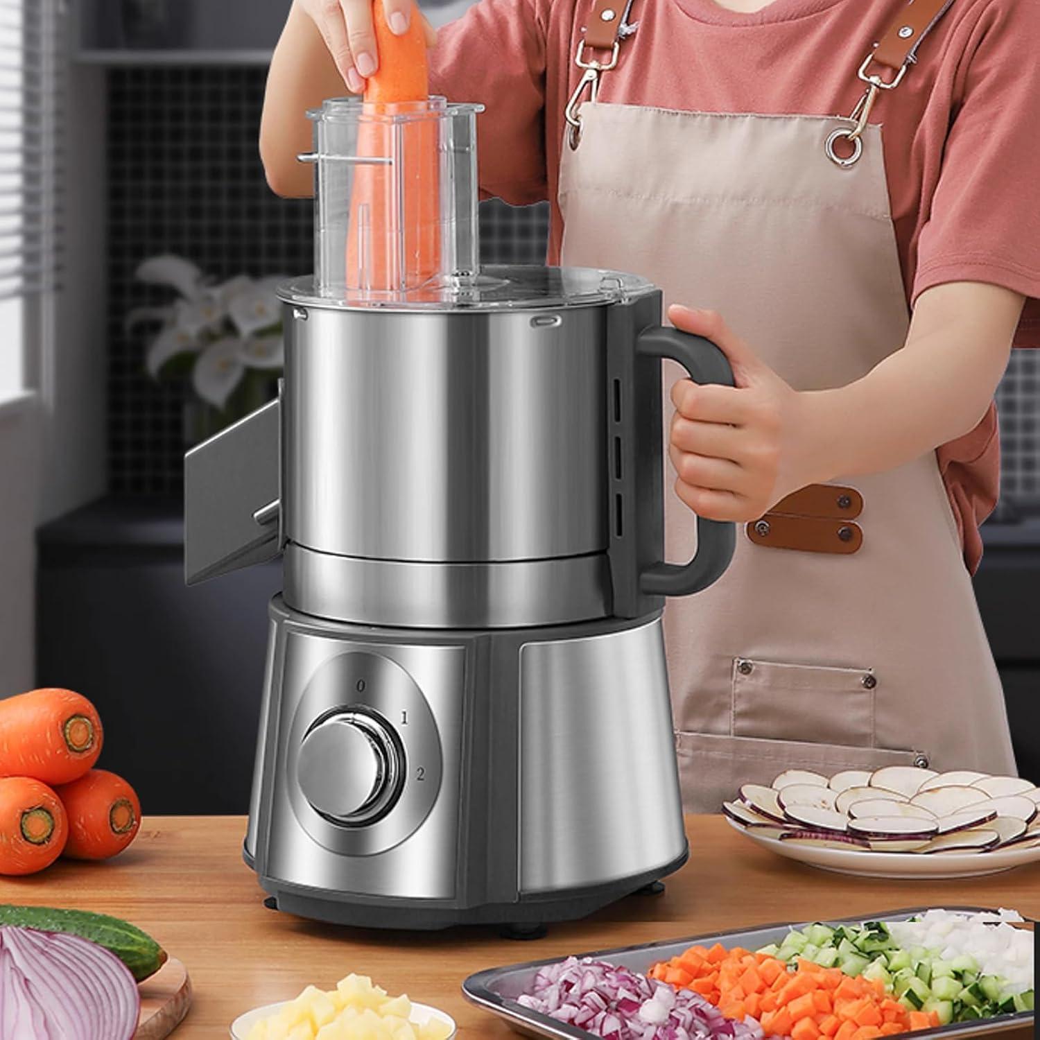 Cortador de Verduras Eléctrico Anatole 16 Tazas 300W Acero Inoxidable