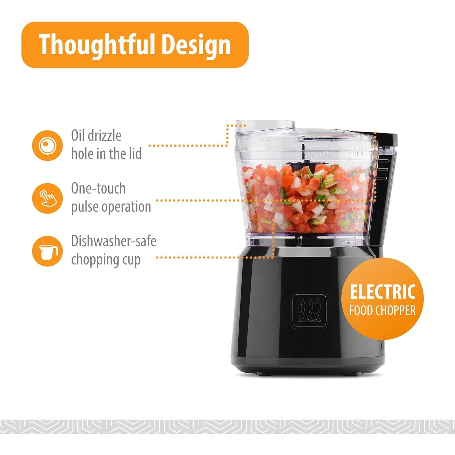 Picador Eléctrico Mini Toastmaster TM-30MC 3 Tazas 150W