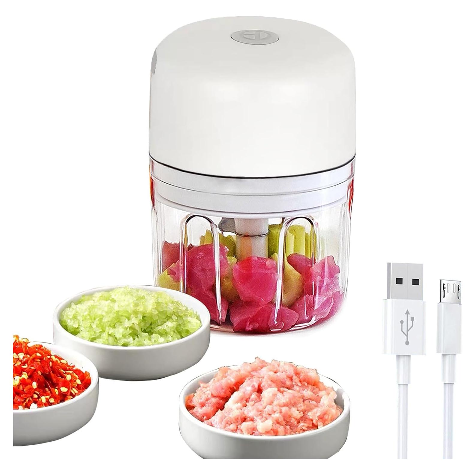 Picador Eléctrico Inalámbrico 250ml Genérico - Carga USB