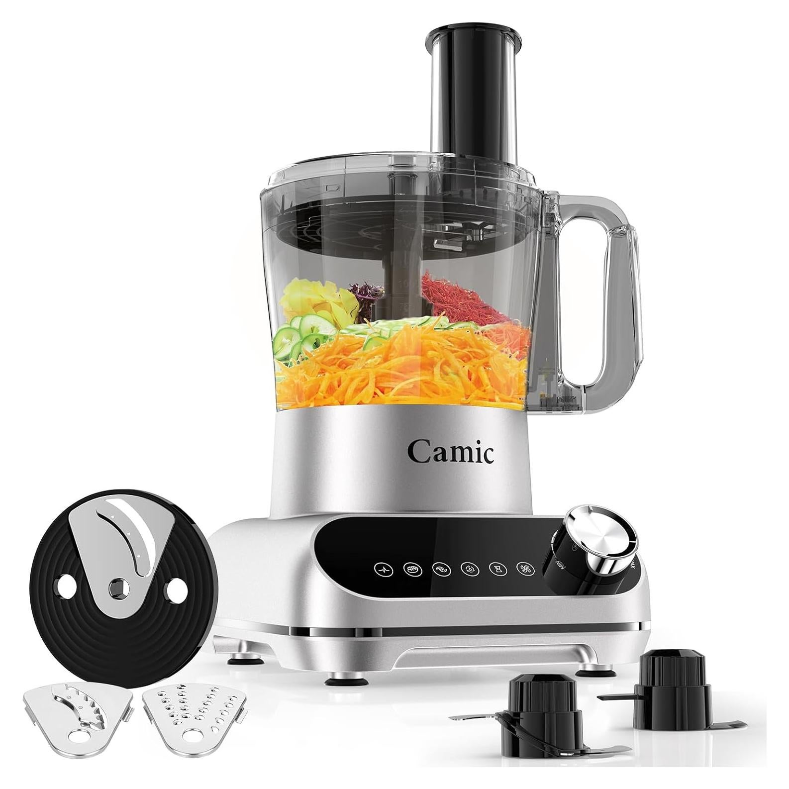 Procesador de Alimentos Camic 600W 2.13L 6 Programas Acero Inox