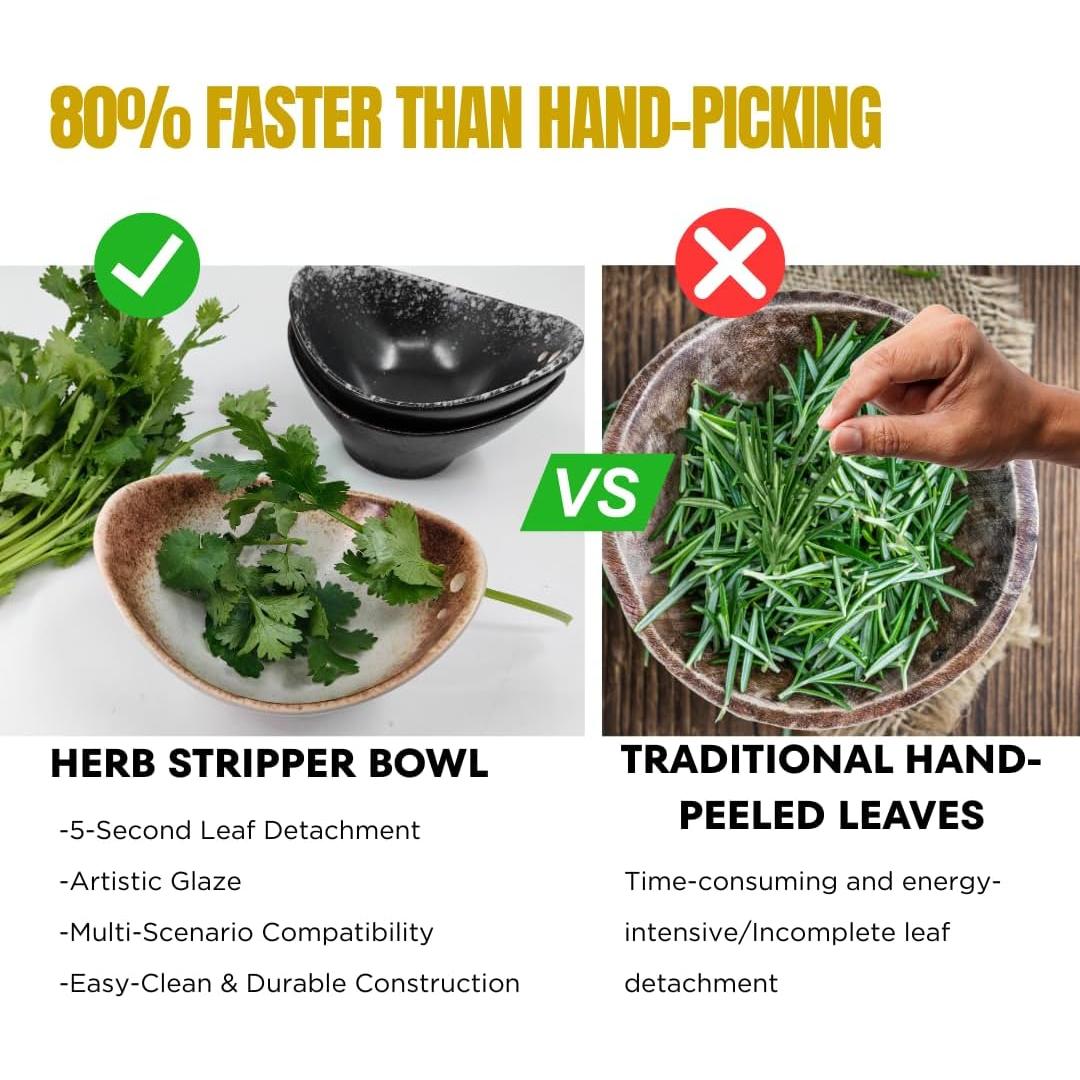 Tazón Deshojador de Hierbas Cerámica Loyipu 11.94cm Crepúsculo