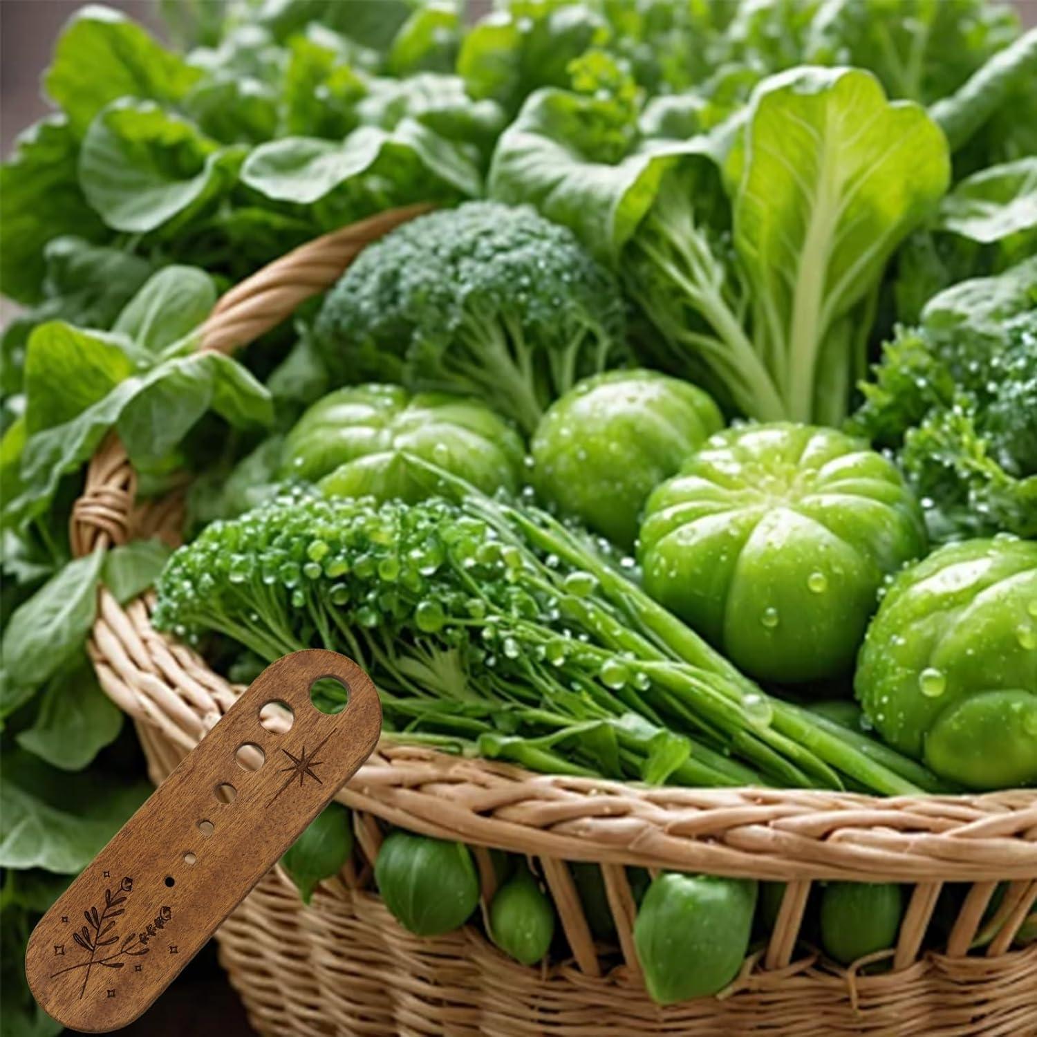 Separador de Hojas de Verdura de Madera HINGTAI 8.89x6.35cm