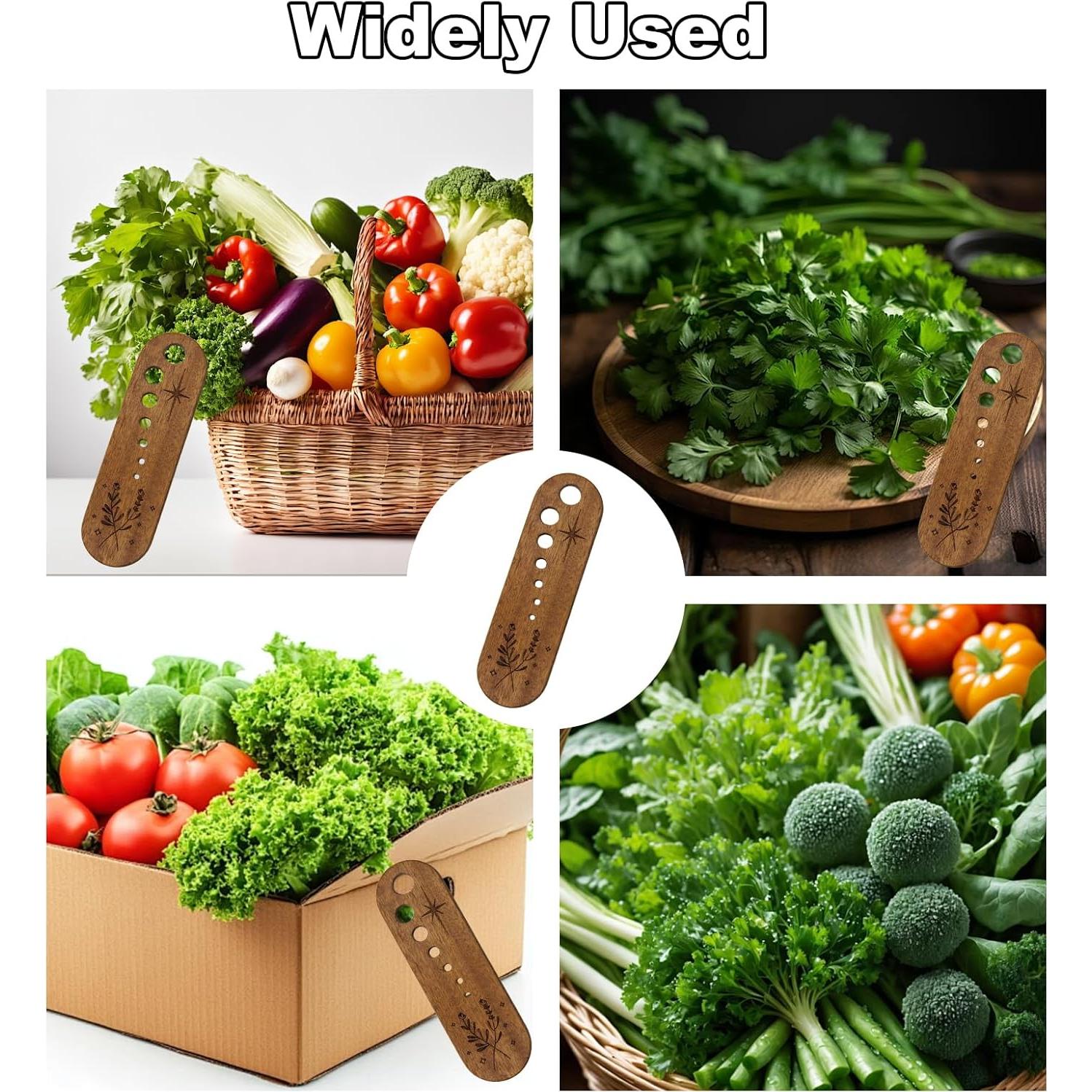 Separador de Hojas de Verdura de Madera HINGTAI 8.89x6.35cm