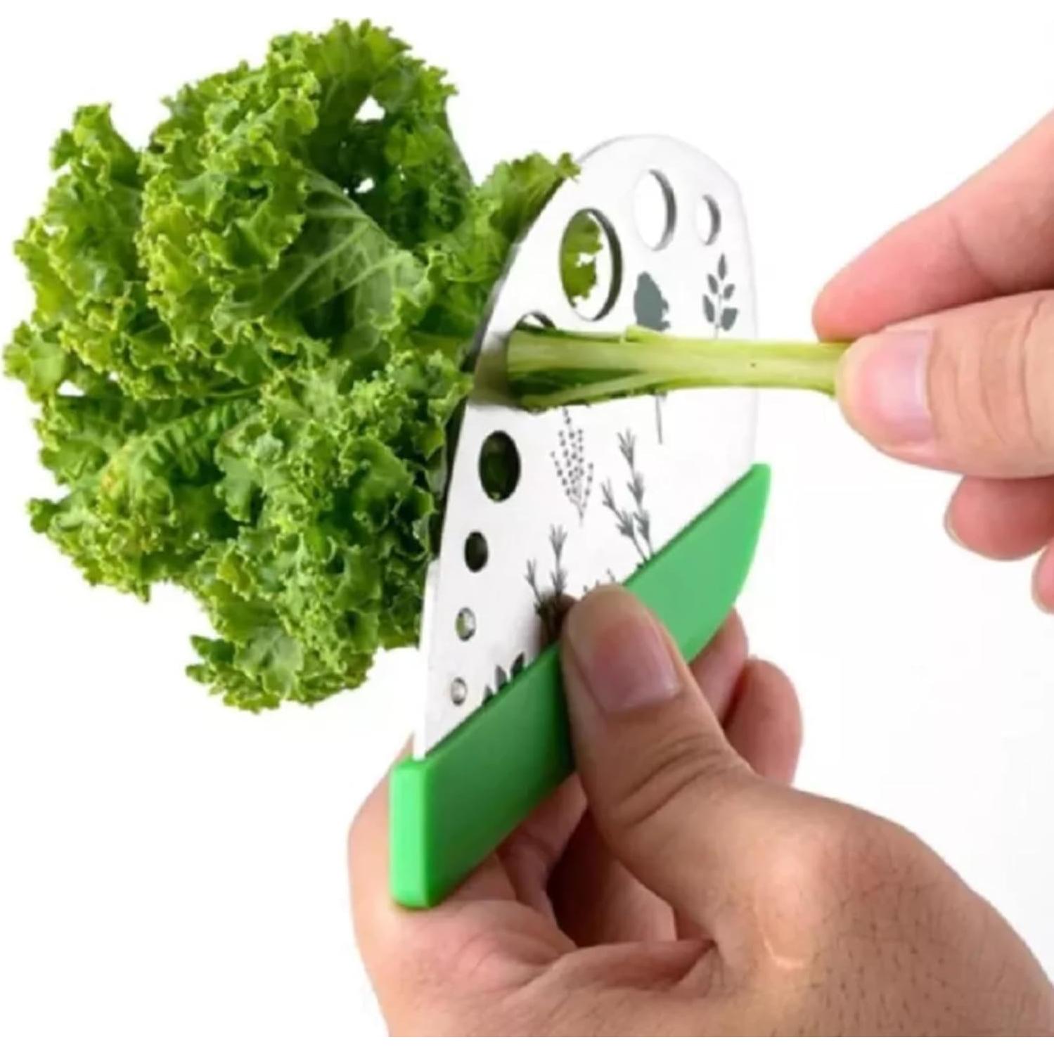 Deshojador de Hierbas EcomTrend - Acero Inoxidable 9 Agujeros