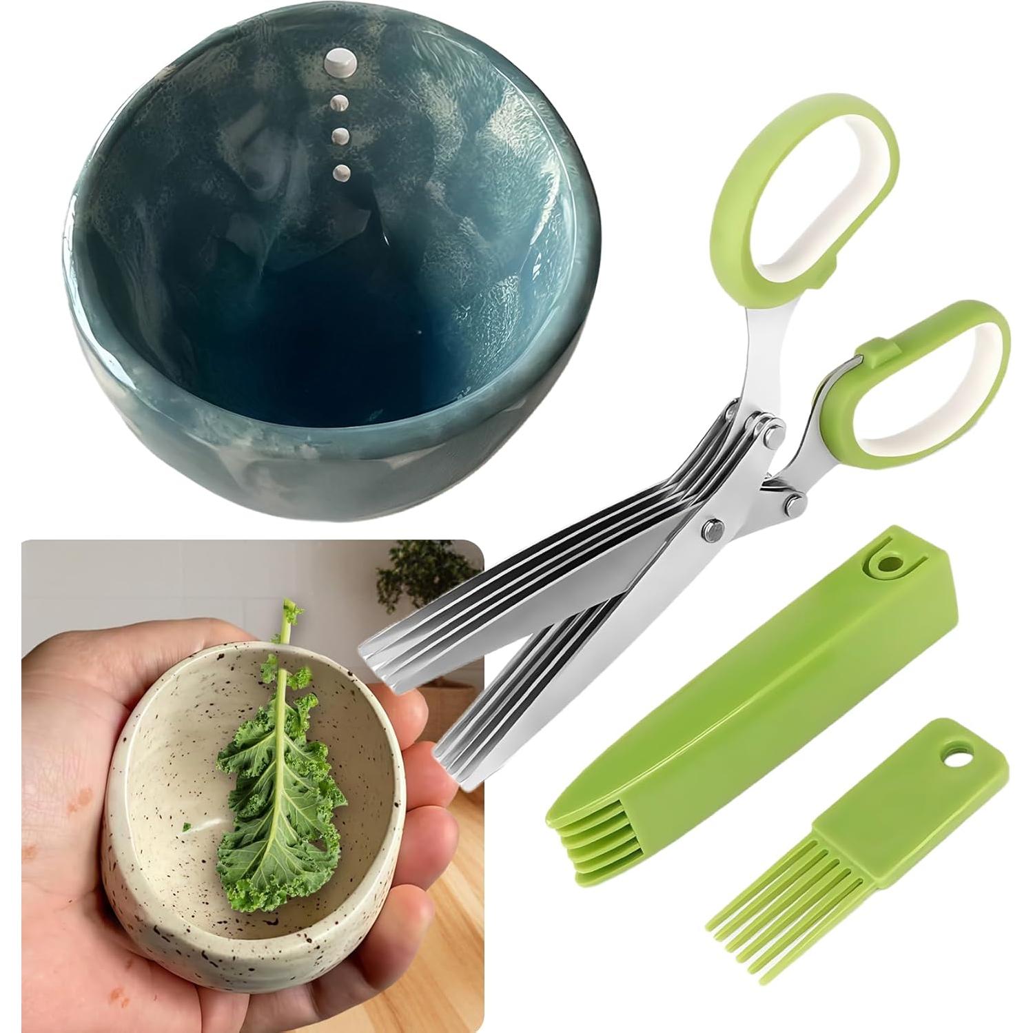 Deshojador de Hierbas Cerámico YANXIN1E Azul 90.7g