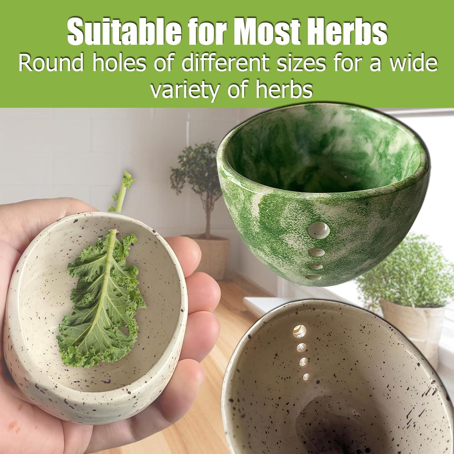 Deshojador de Hierbas Cerámico YANXIN1E Azul 90.7g