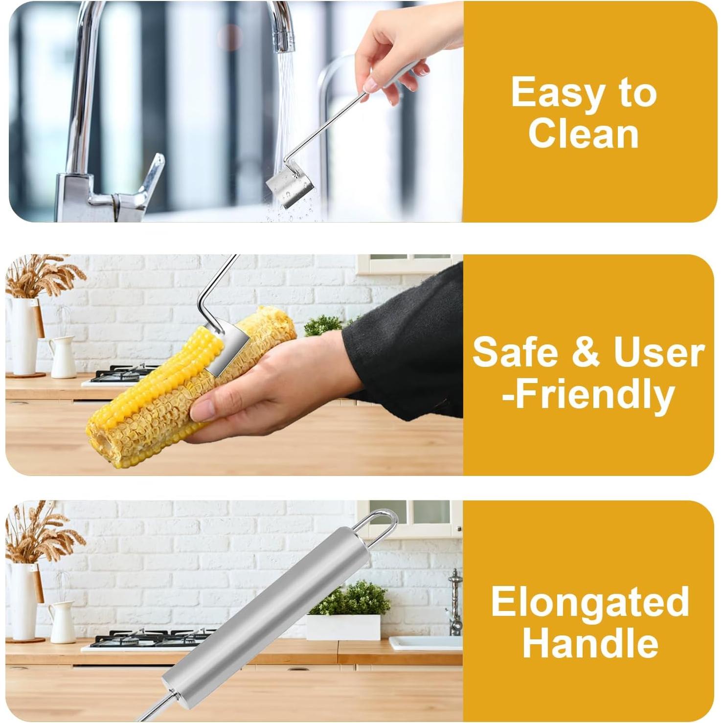 Desgarrador de Mazorcas VKHMGDFS YMC Acero Inoxidable Ergonómico