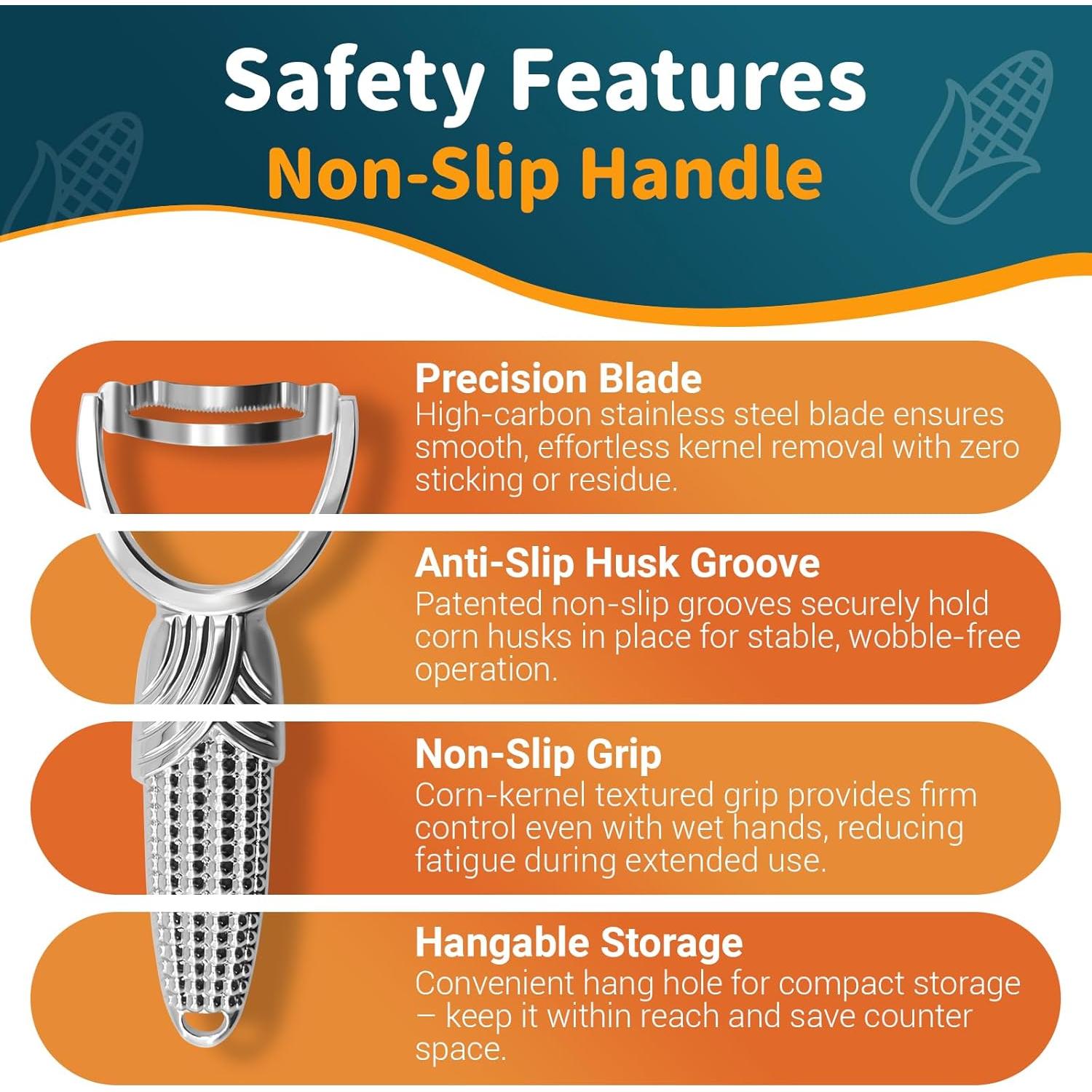 Desgranadora de Maíz HGEKLIZV Acero Inoxidable Manual 119g