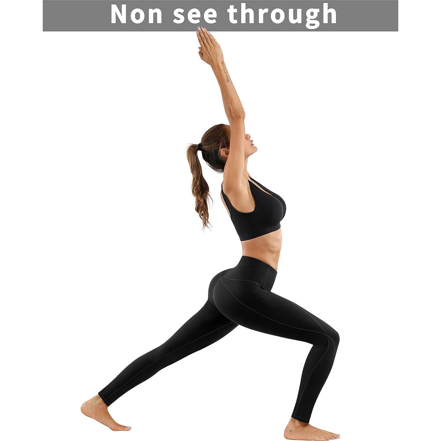 Leggings de Yoga PHISOCKAT 2024 Cintura Alta con Bolsillos