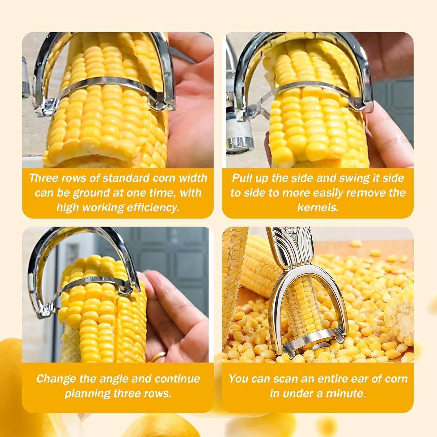 Pelador de Maíz Sinbana X10291 de Aluminio y Acero Inoxidable