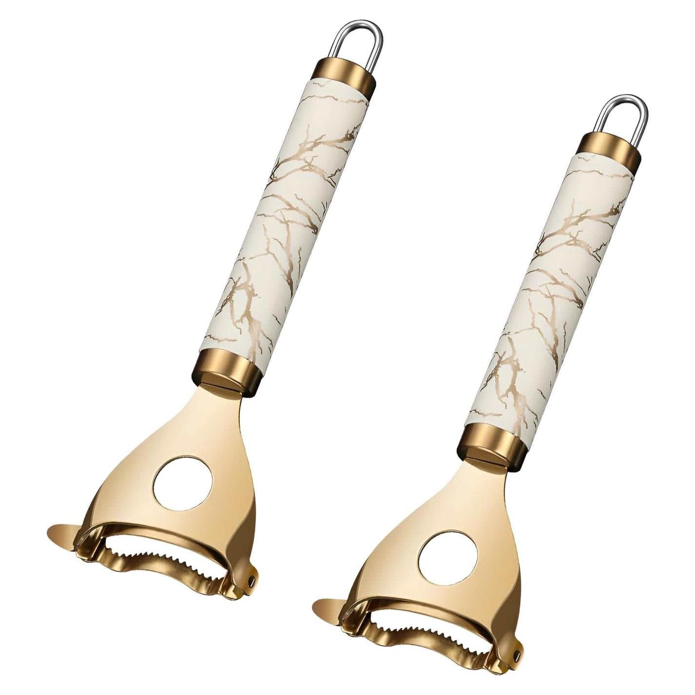 Peladores de Mazorca de Maíz GadgetNova - Acero Inoxidable, 2 Piezas