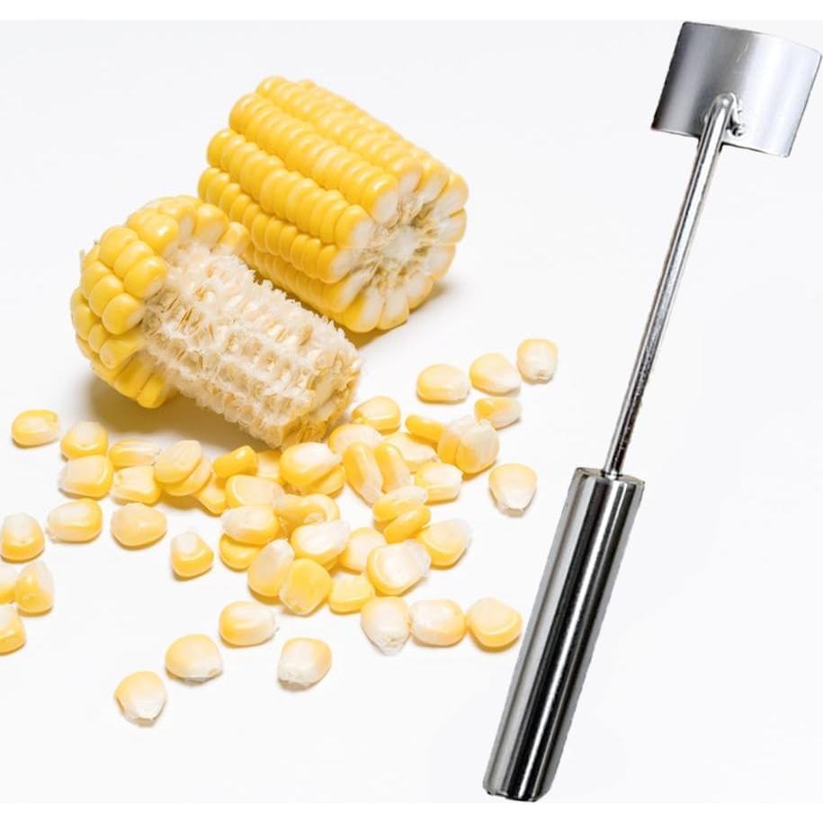 2 Peladores de Maíz Acero Inoxidable NovaHF - Cortadores Eficientes