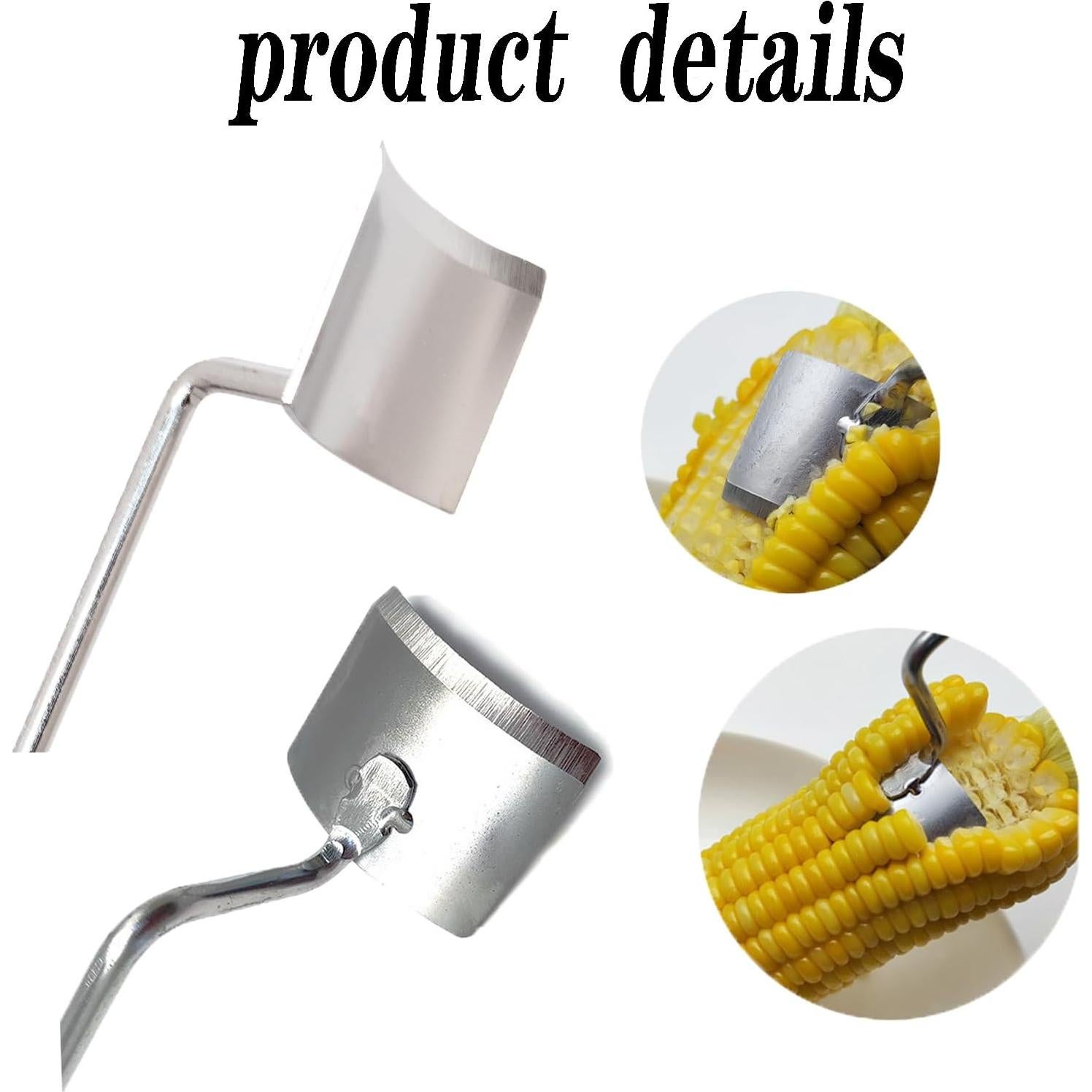 2 Peladores de Maíz Acero Inoxidable NovaHF - Cortadores Eficientes