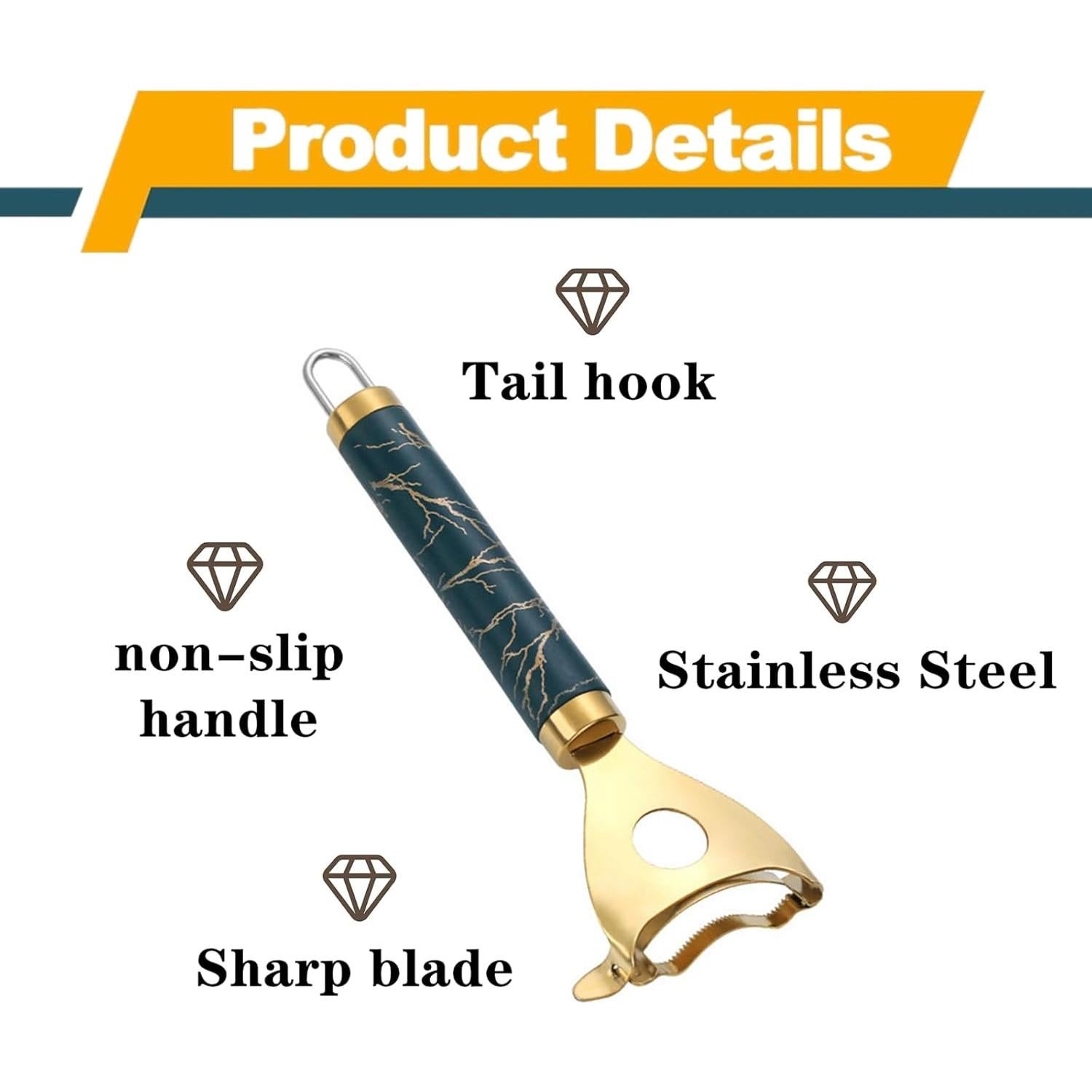 Pelador de Maíz Profesional ZIANTENNY Acero Inoxidable 130g