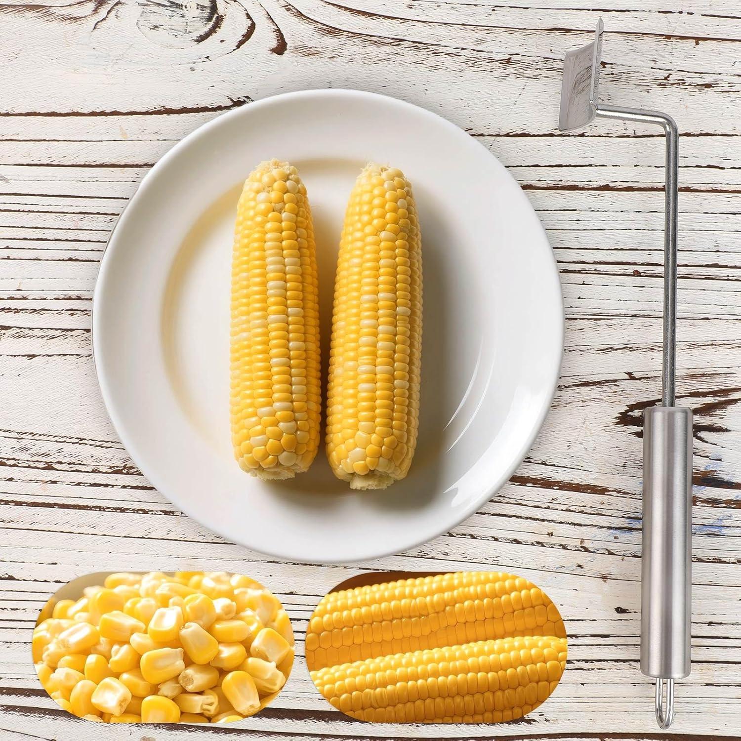 2 Peladores de Mazorcas de Maíz Acero Inoxidable 26.5cm