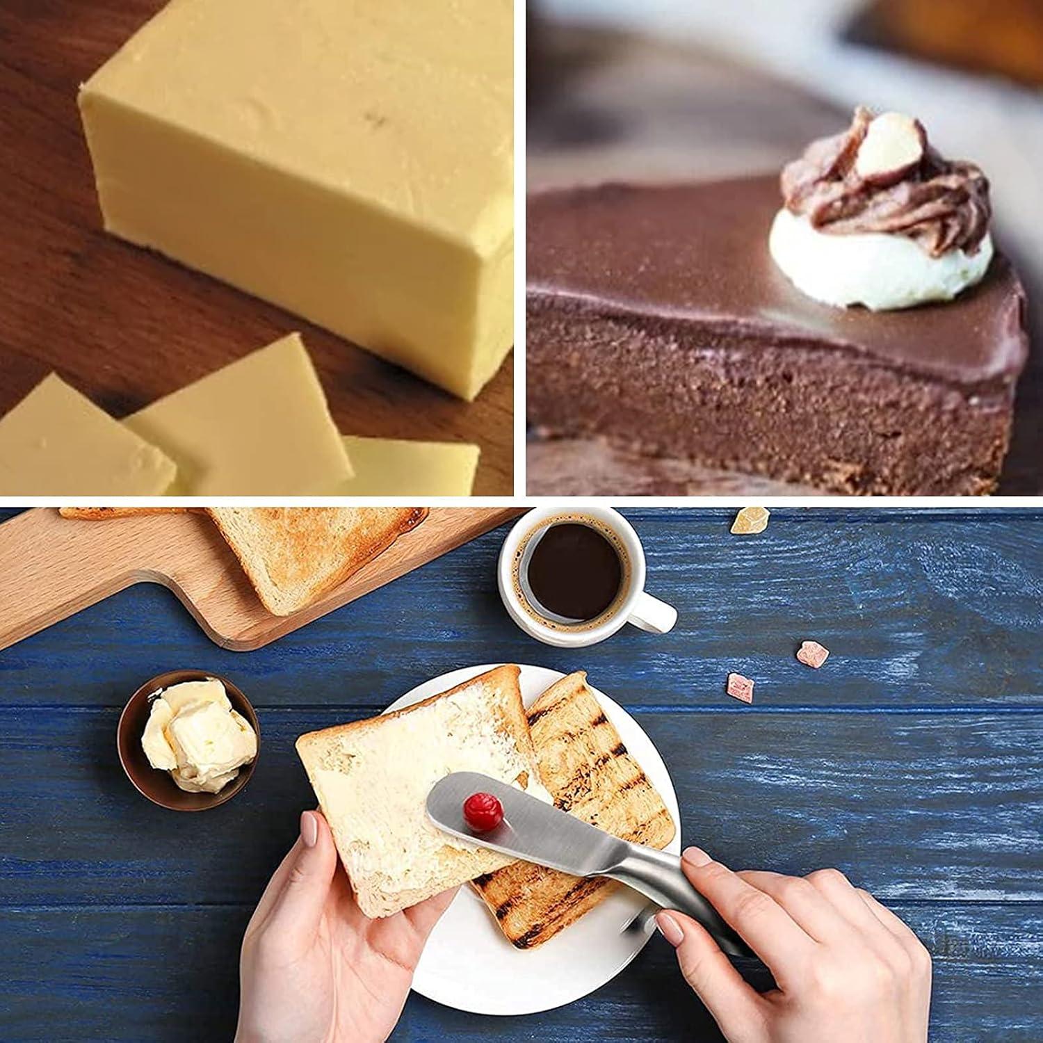 Cuchillos para Untar Mantequilla y Queso Hetenoyo 2 Piezas