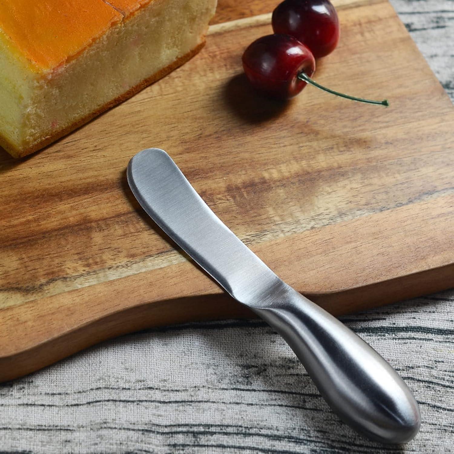 Cuchillos para Untar Mantequilla y Queso Hetenoyo 2 Piezas