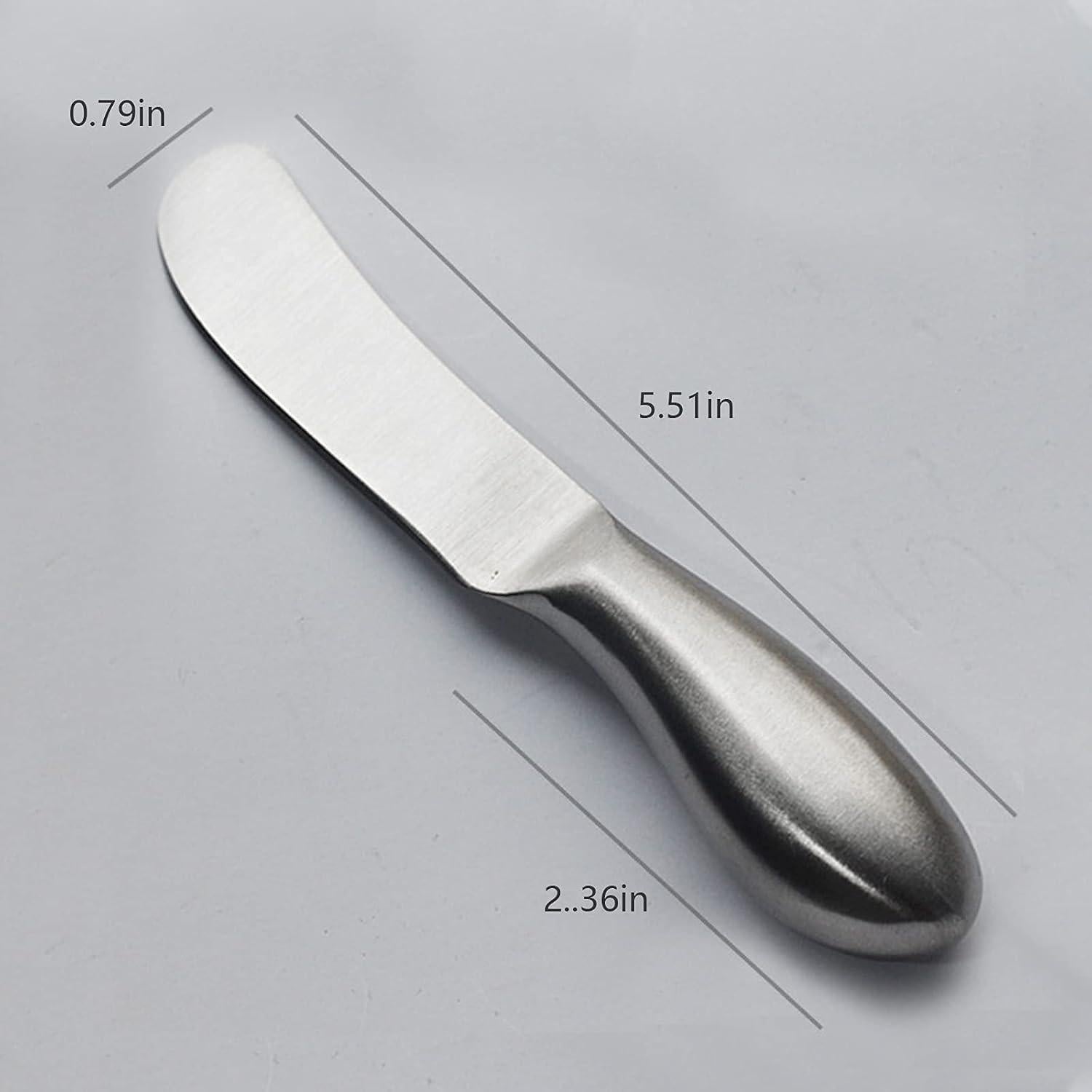 Cuchillos para Untar Mantequilla y Queso Hetenoyo 2 Piezas