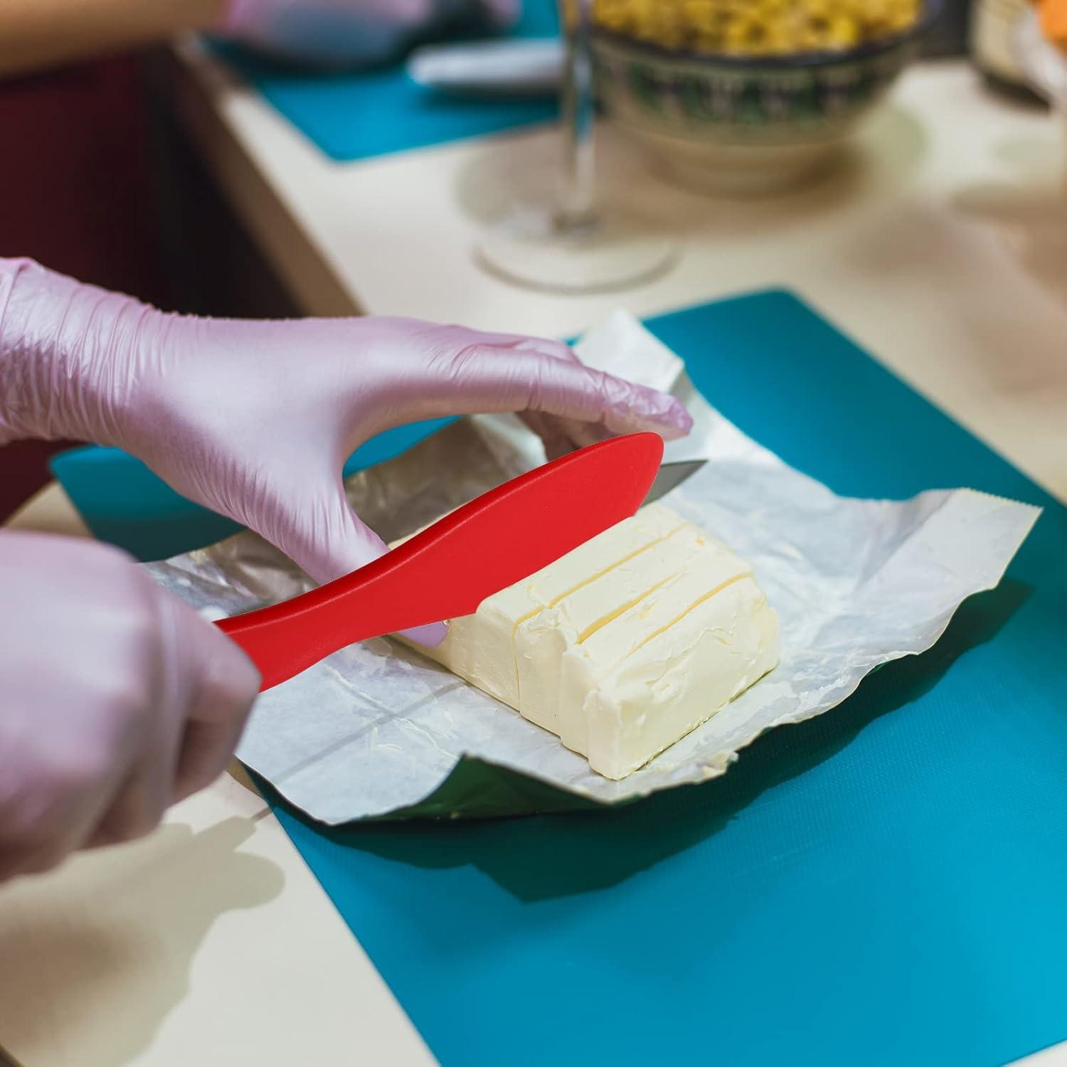 16 Cuchillos de Mantequilla de Plástico Kritkin Multicolor